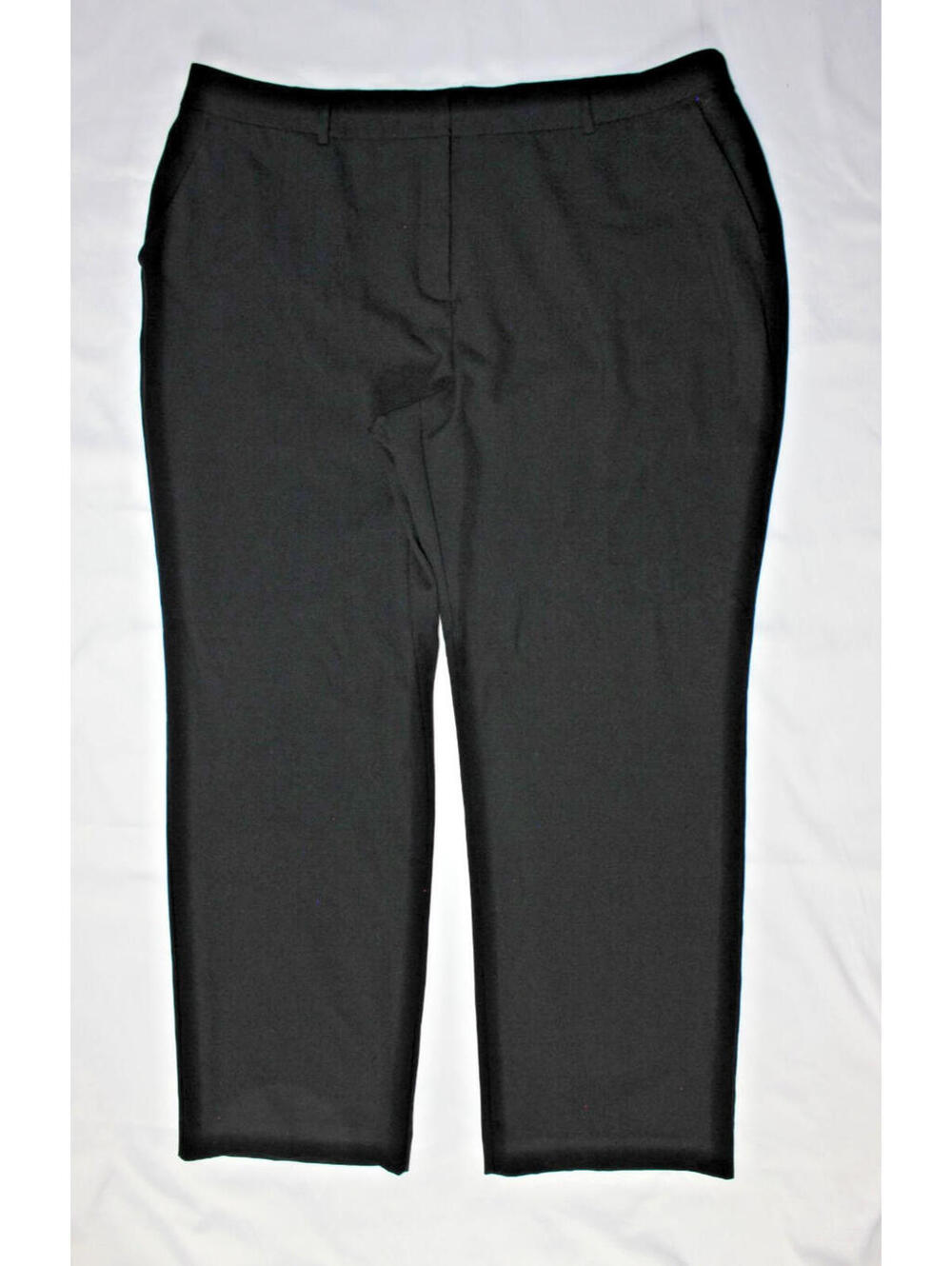 Worthington Curvy Fit Trouser Pants Women's Size 20W Black